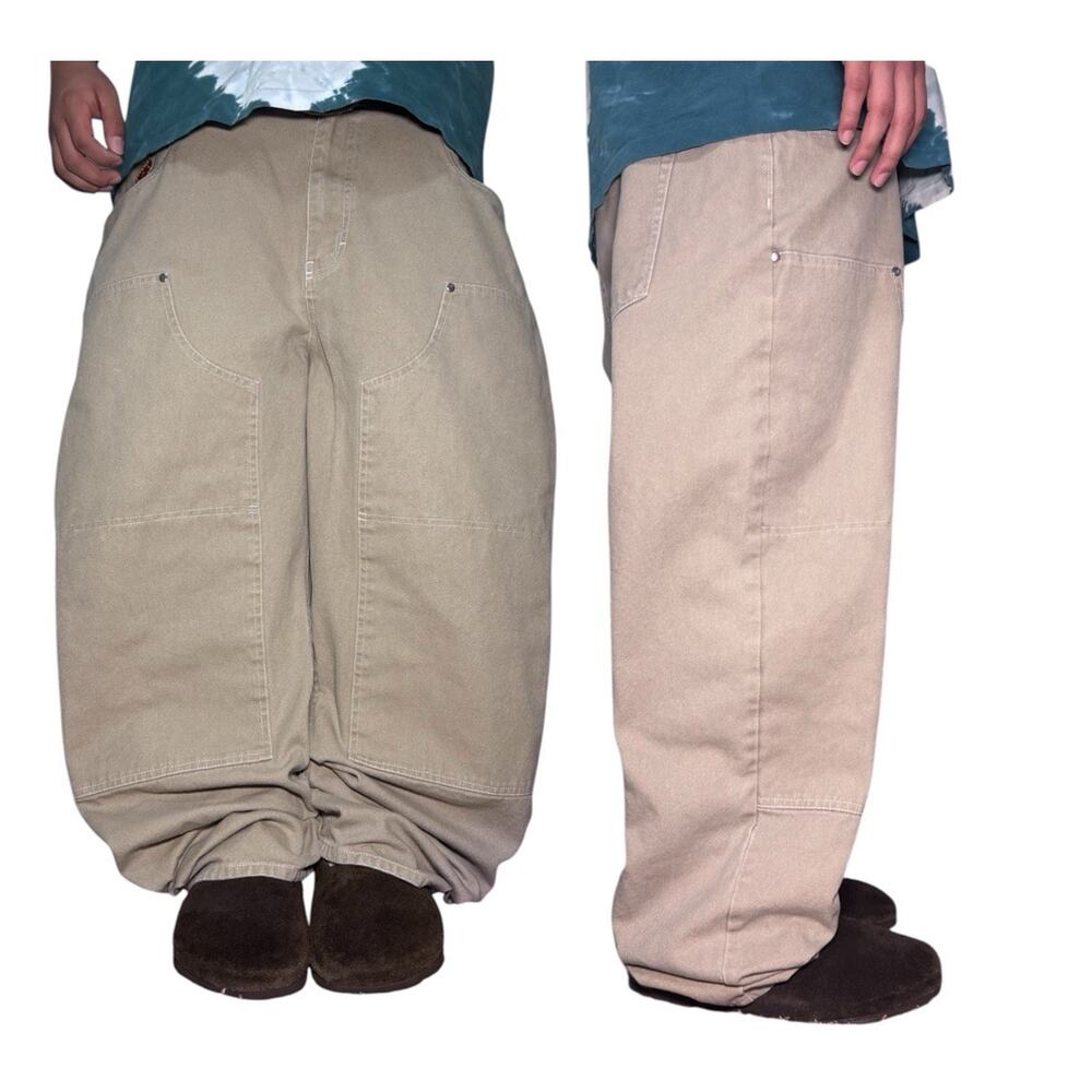 Baggy Fit Empyre y2k Jeans 42x30 Wide Leg Skater Type Double Knee ( No Button)